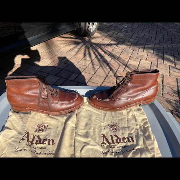 Alden Mens 403 Indy Boots (brown) - Picture 5 of 10
